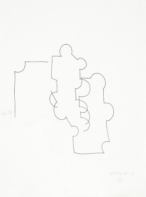 Eduardo Chillida, Utan titel , ur: "Ce maudit moi".