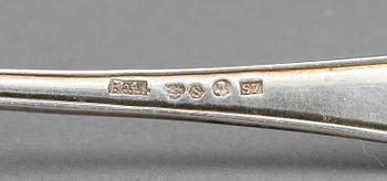 PARTI SILVER, mestadels Sverige, 1800/1900-tal. Totalvikt: ca 548 gram.