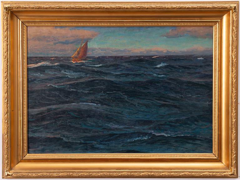 Oscar Hullgren, "På öppet haf".