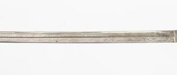 Sabel, tysk, för officer, 1800-talets slut, med balja.