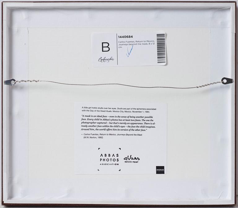 Abbas Attar, "Beyond the mask", 1984.