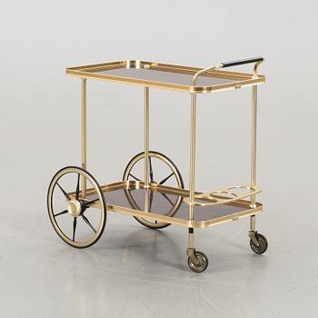 A SERVING TROLLEY 1960-70'S.