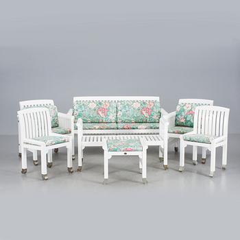 MÖBELGRUPP,  7 delar, Kerstin Hörlin-Holmquist, Eden Collection, 1900-talets slut.