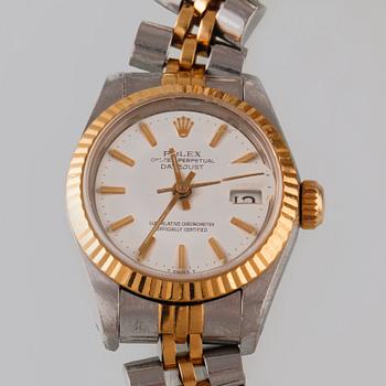 ARMBANDSUR, dam, Rolex, Oyster Perpetual Datejust, Chronometer, 1980-tal.