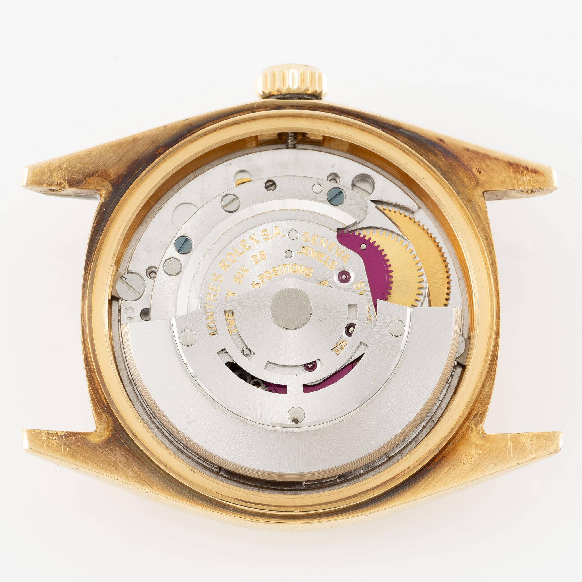 Rolex, Day-Date, "Buckley Dial", wristwatch, 36 mm.