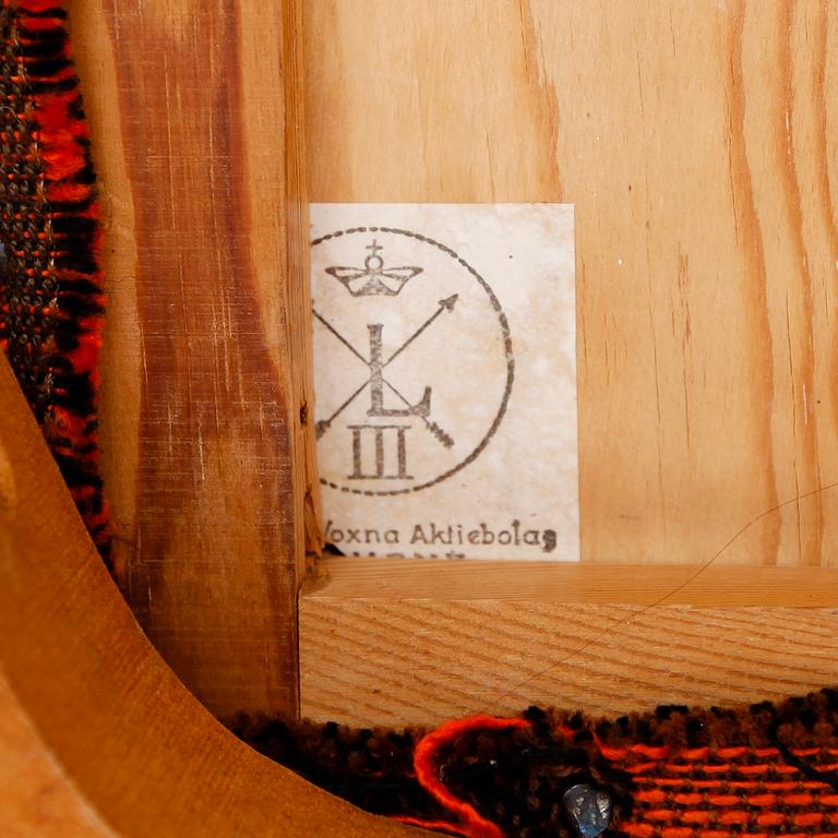 TABURETT, Carl Malmsten, Bodafors, 1900-talets första hälft.