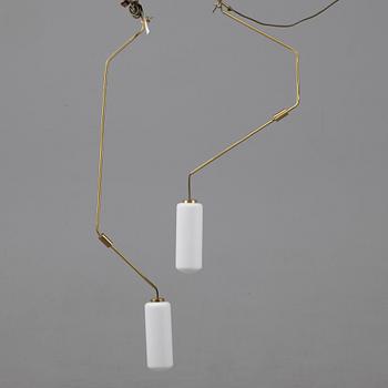 Ceiling lamps, a pair, "Ventus lamp form 2", Frama, Denmark.