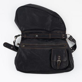 Christian Dior, a leather 'Gaucho saddle bag'.