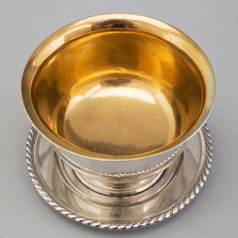 SÅSSKÅL, silver, JF Björnstedt Stockholm 1824.