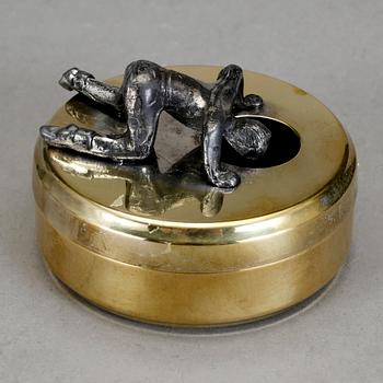 MANSCHETTKNAPPSASK, "Originell", Widerholm och Dahlberg, Eskilstuna, 1920-/30-tal.