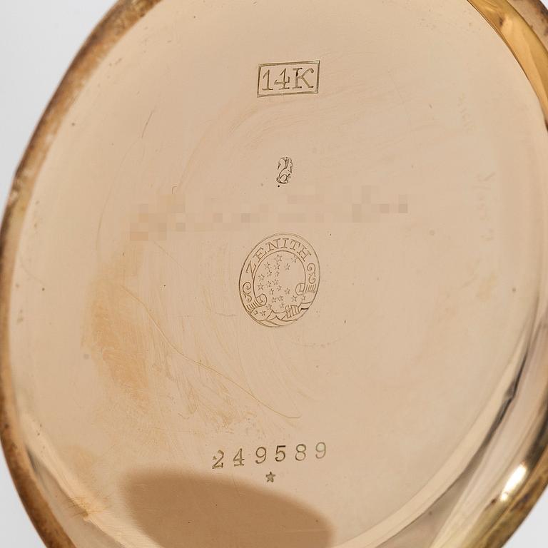 Zenith, taskukello, savonette, 52 mm.