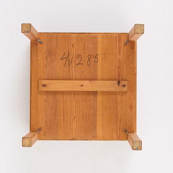 Axel Einar Hjorth, a stained pine "Värmdö" table, Nordiska Kompaniet, Sweden, 1930s.