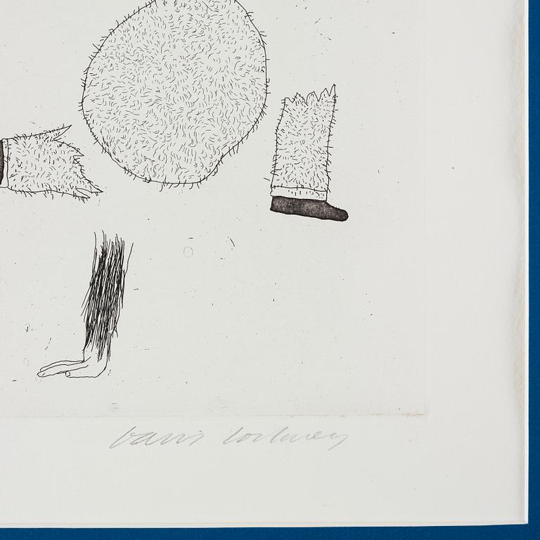 David Hockney, "He Tore Himself in Two" from "Six fairy tales from the Brothers Grimm".