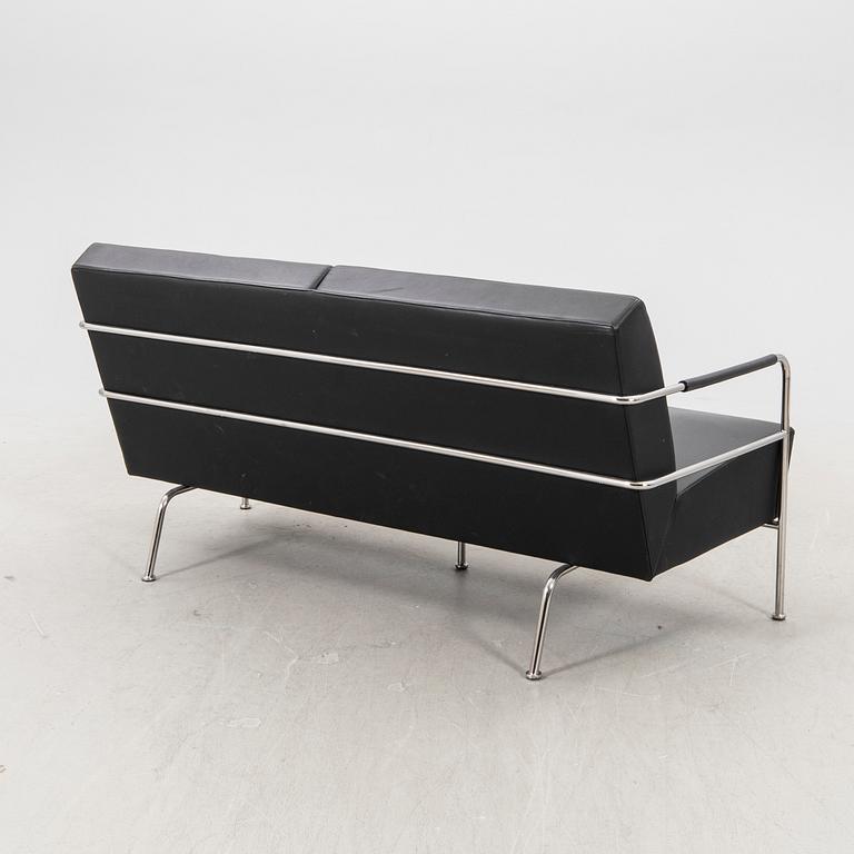 A leather upholstered 'Cinema' sofa by Gunilla Allard for Lammhults.