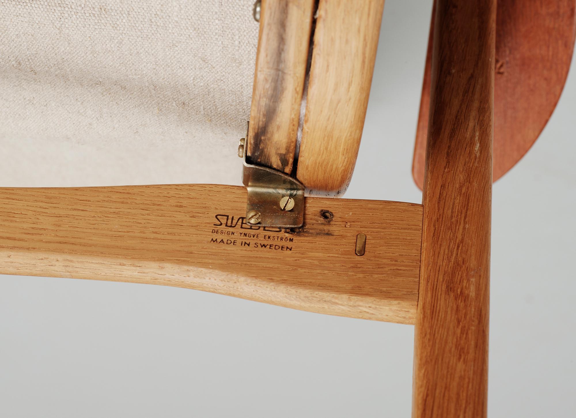 KARMSTOL, "Lamino", Yngve Ekström för Swedese, 1900-talets andra hälft.