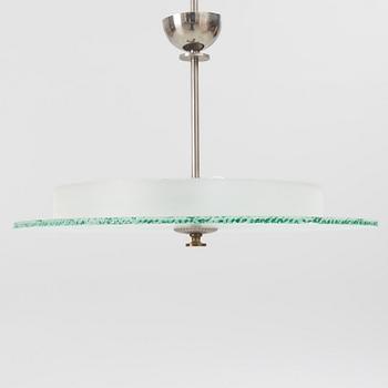 A Swedish Grace ceiling lamp, 1920's/30's.