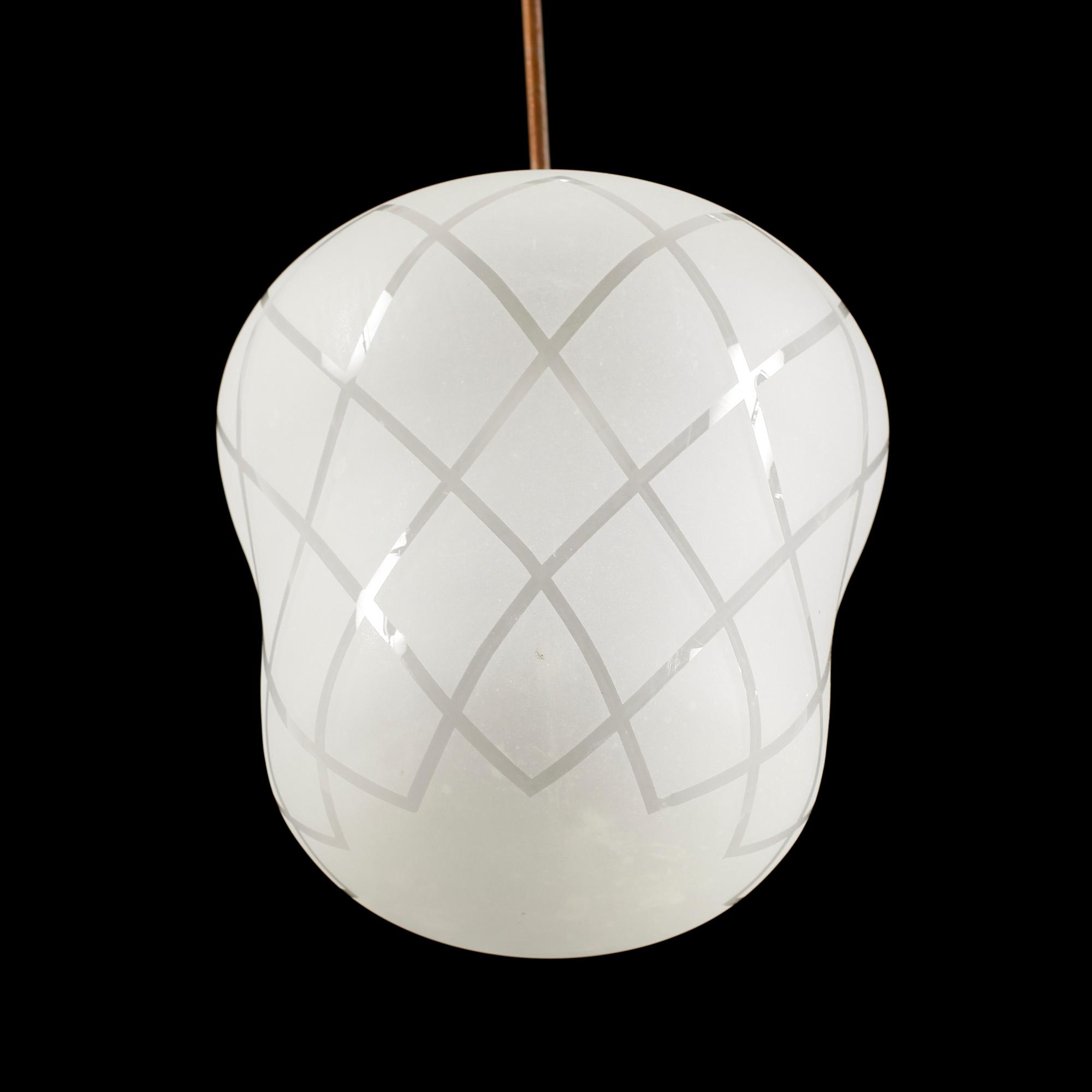 TAKLAMPA, 1900-talets mitt. Höjd ca 65 cm.
