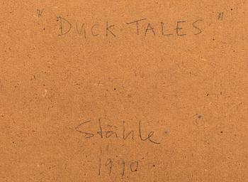 Wolfgang Staehle, a signed and dated mixed media.