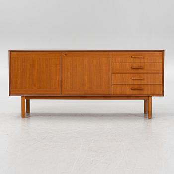 A teak veneered sideboard, 1960s.