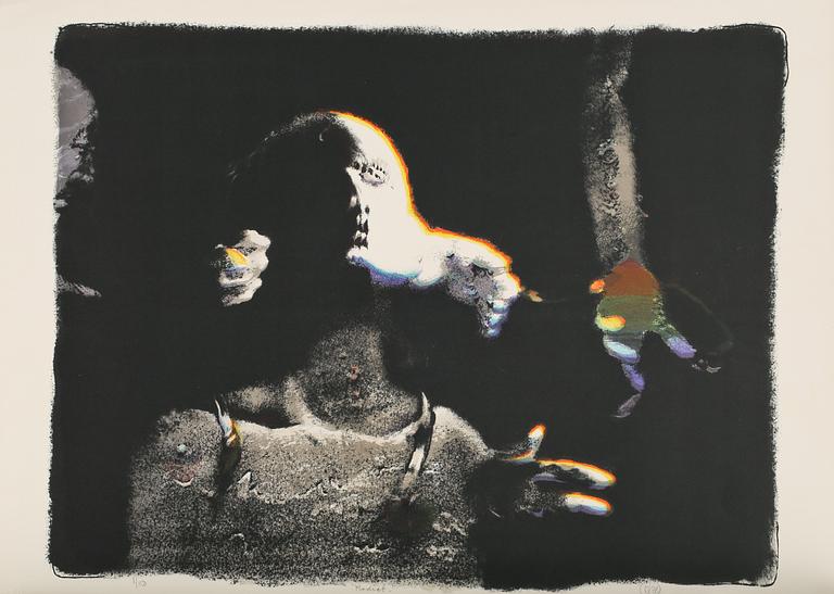 ROJ FRIBERG, färglitografi, monogramsignerad, numrerad 8/150 och daterad -78.