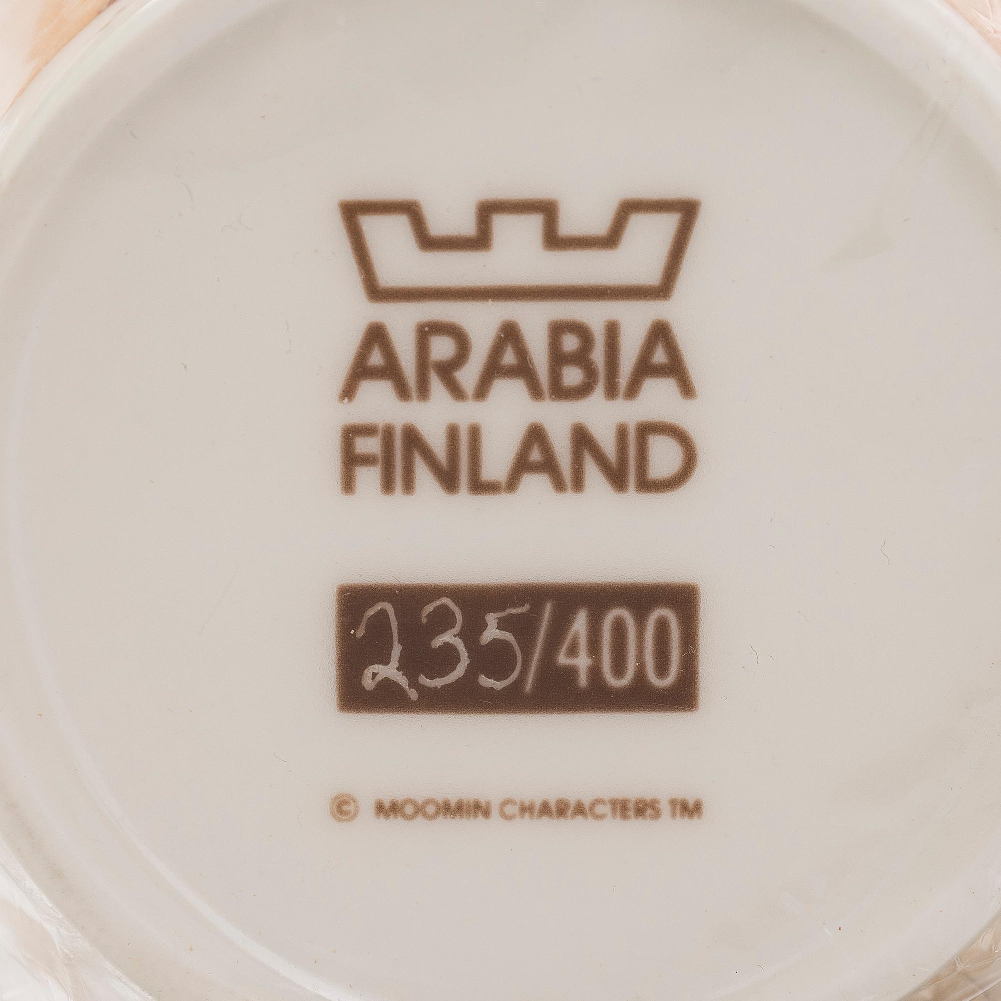 Moomin-mug, porcelain, 'Fazer Café', Moomin Characters, Arabia 2004, numbered 235/400.