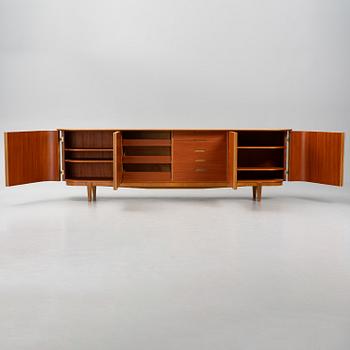 Bertil Fridhagen, a rare elm sideboard, Svenska Möbelfabrikerna, Bodafors, 1940s.