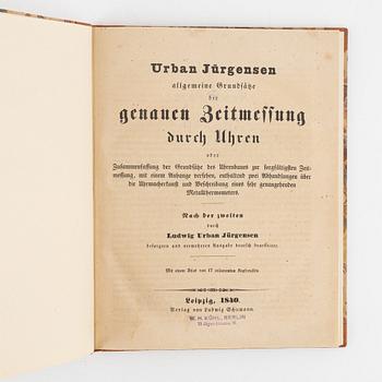 Books about clocks and watchmaking – 3 vols.