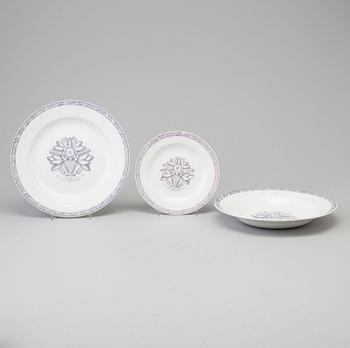 WILHELM KÅGE, service, porcelin, 29 pcs, 'Vas', Gustavsberg, mid 20th century.