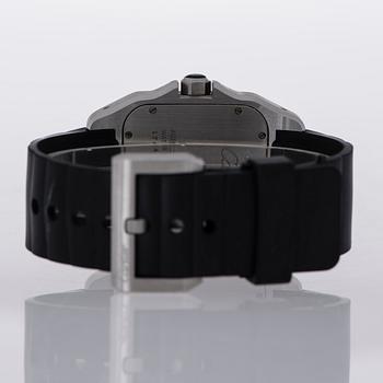CARTIER, Santos 100 LM, wrist watch, 38 x 38 mm.
