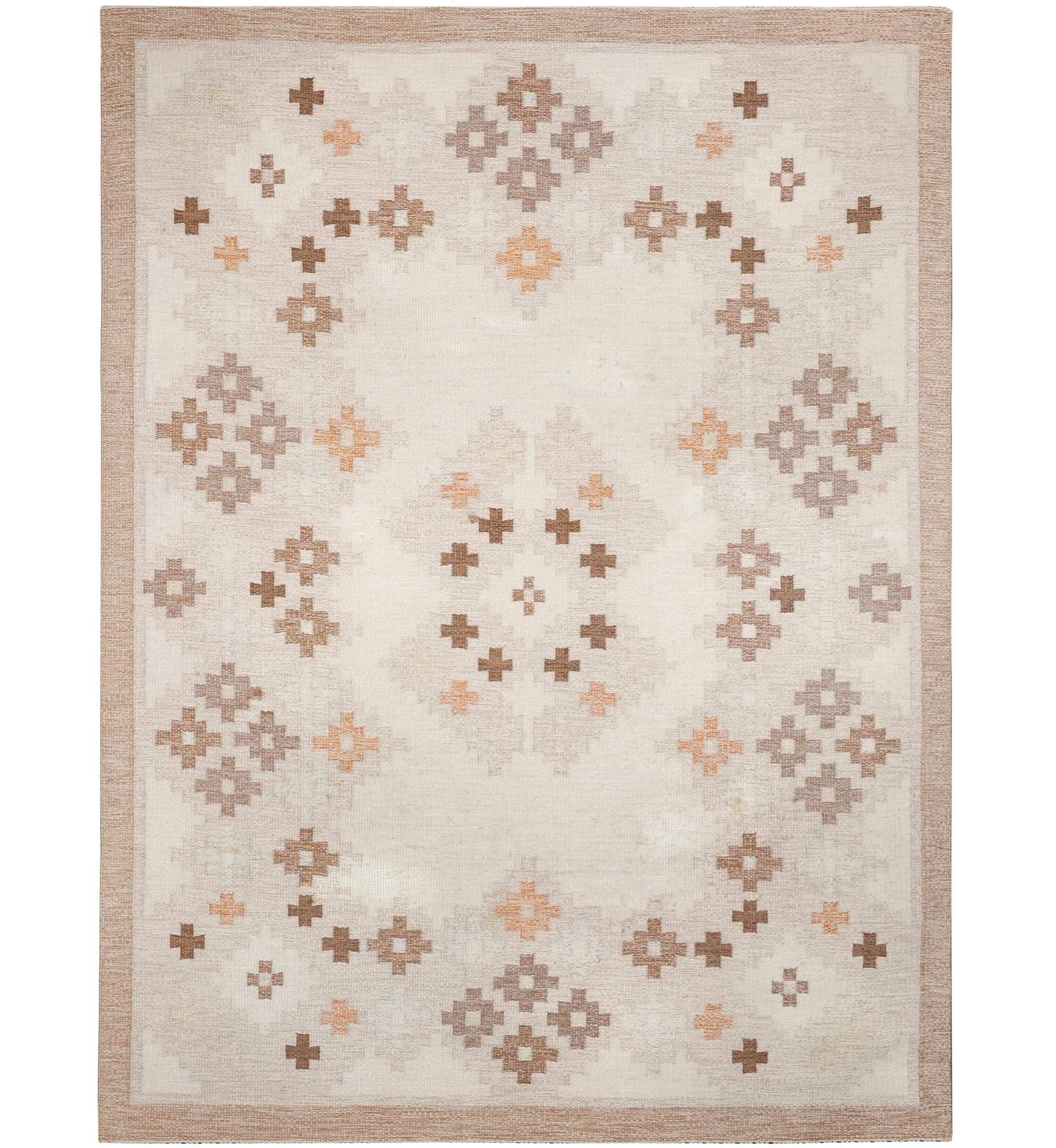 Åsa Åkerblom, matta, röllakan, signerad ÅÅ, ca. 275 x 195 cm.