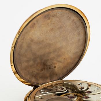 Pocket watch, hunter, 52 mm.