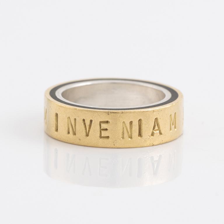 Elmqvist & Roll, sterling silver, bakelite , 18K guld.