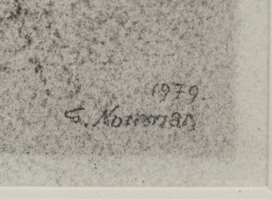 GUNNAR NORRMAN, blyerts, signerad och daterad 1979.