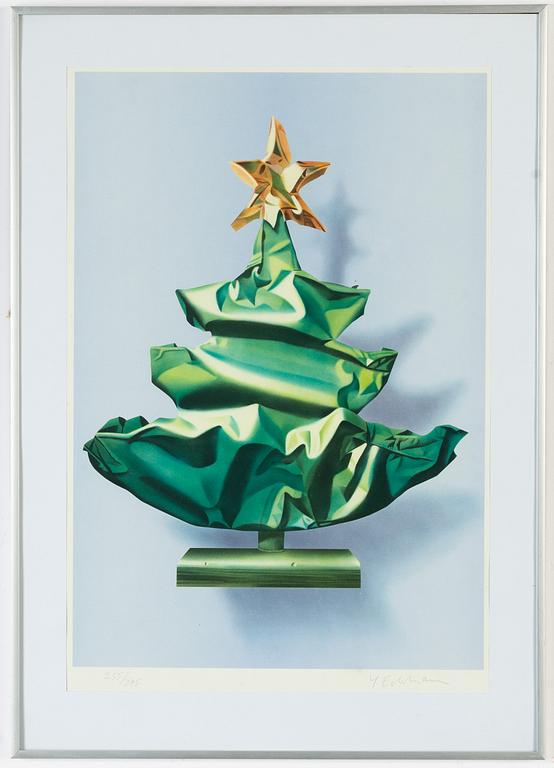 Yrjö Edelmann, färglitografi, 2001 signerad 255/275.