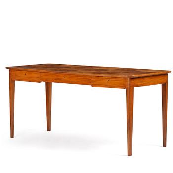 406. Oscar Nilsson, a mahogany desk, cabinetmaker Allan Lindgren, Stockholm, 1938.
