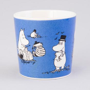 MUUMIMUKI, posliinia, "Muki tummansininen", Moomin Characters, Arabia1991-1999.