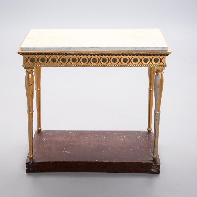 BORD / KONSOLBORD, sengustaviansk stil, sekelskiftet 1800/1900.