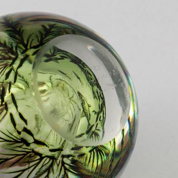 Edward Hald, vas, glas, "Fiskgraal", Orrefors.