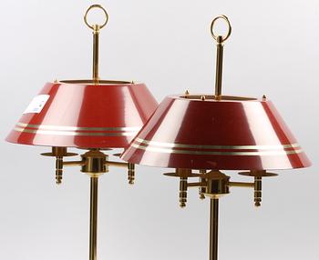 BORDSARMATURER, ett par, 1900-tal.