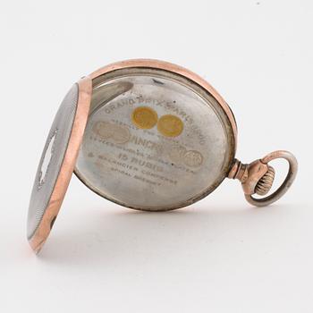 ZENITH, urtavla märkt  "N. Holmkvist Stockholm", fickur, 52 mm.