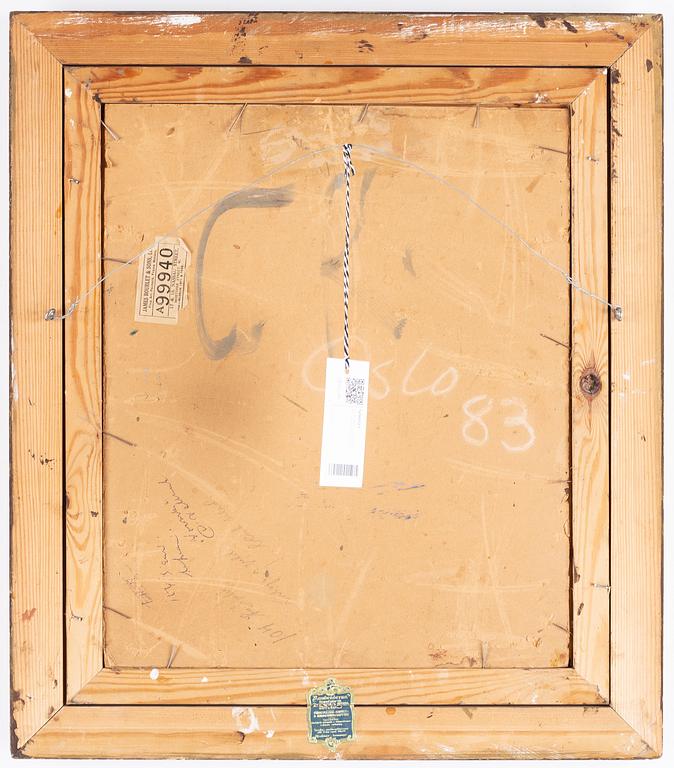 Carl Kylberg, oil on canvas/paper-panel, signed.