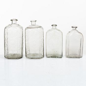 Bottles, a pair, Baroque, 18th century, +2.