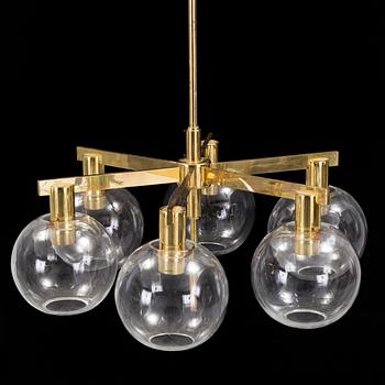 HANS-AGNE JAKOBSSON, ceiling lamp, model T 348/5. Signed with label.