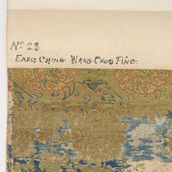 Yun Shouping (Nantian), attributed to, A Chinese scroll painting, attributed to Yun Shouping,  惲壽平; 1633 – 1690).