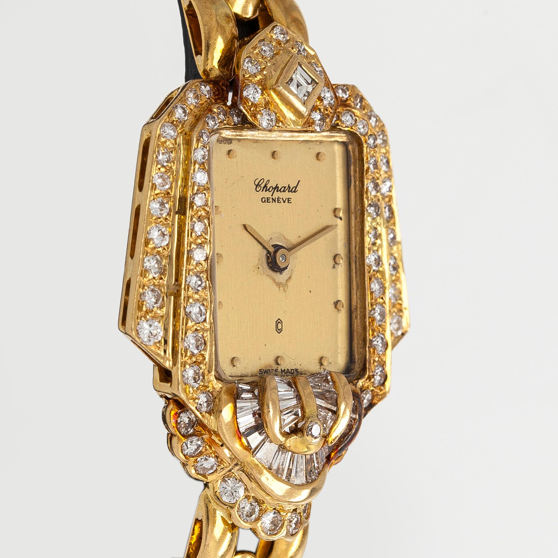 Chopard, armbandsur, 25 x 34 mm.