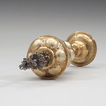 A German 17th century silver-gilt cup and cover, mark of Johann Kartenbusch, Nürnberg (1621/-22-1630).