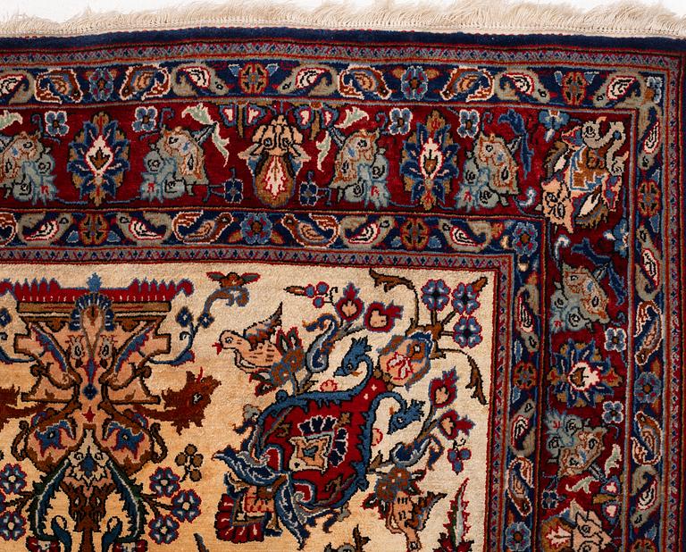 Carpet, Tehran, signed, circa 224 x 129 cm.