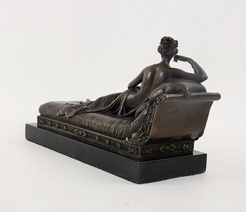 A. CANOVA, efter, skulptur, patinerad brons, bär sign, 1900/2000-tal.