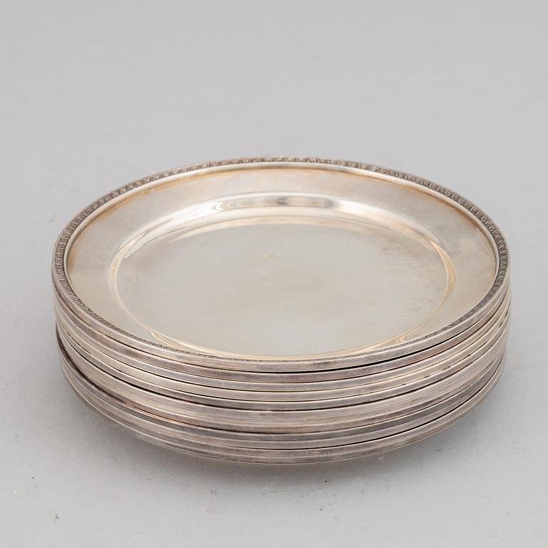 Hugo Strömdahl, fat, 12 st, silver, Stockholm 1952.