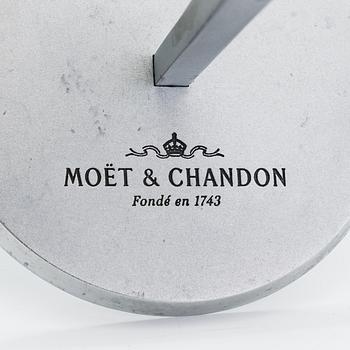 Philppe Di Méo, Candlesticks/ champagne glass holders, 4 pcs, Moët & Chandon.